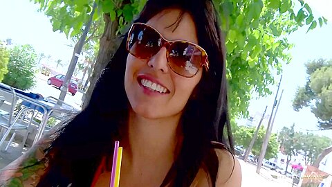 Being Aroused While On The Beach Leads To The Brunette